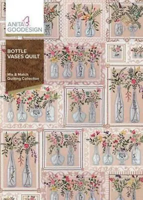 Bottle Vases Quilt Anita Goodesign Embroidery Design Machine CD  • $15.99