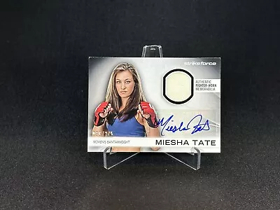 2012 Topps UFC Knockout Miesha Tate Strikeforce Relic Auto Autograph /275 🔥🔥🔥 • $31.96