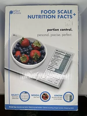 Perfect Portions Digital Food Scale Nutrition Facts 10lb Capacity. New. Open Box • $15