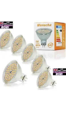 WENSCHA MR16 LED Light Bulbs 12V 5W=40W Equivalent Halogen Bulbs (N338)  • £14.75