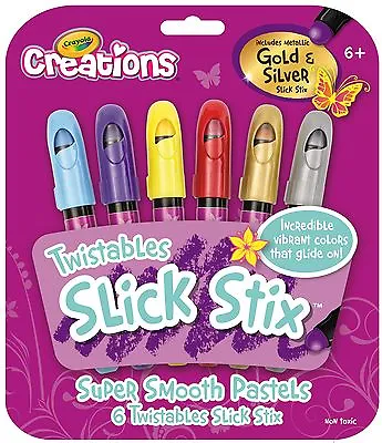 Crayola Creations - Slick Stix Pastels - 6 Pack • £8.05