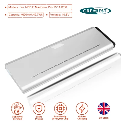 £29.90 • Buy A1281 MB772*/A MB772J/A 10.8V Battery For Apple MacBook Pro 15  MB470CH/A A1286