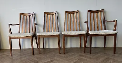 G Plan Fresco Vintage Teak Dining Chairs Seats & Carvers X 4  * FREE DELIVERY * • £320