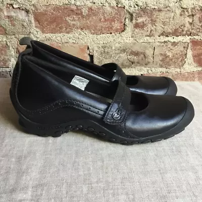  Merrell Plaza Bandeau Black Mary Jane Shoes Womens Size 9 • $22