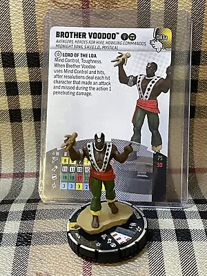 Heroclix Brother Voodoo #043a - Super Rare - From Wheels Of Vengeance Set - NEW! • $12.95