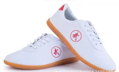 New Men's Oxford Sole Tai Chi Shoes Canvas Martial Art Training Shoes Breathable • $21.66