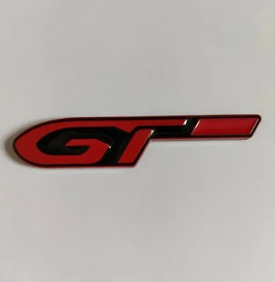 GT Red/Black Metal Badge Emblem For Mazda 3 5 6 CX3 CX30 CX5 CX7 MX5 RX8 Mazda3 • £7.95