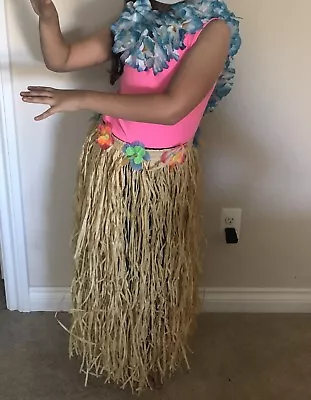 HAWAIIAN GRASS HULA SKIRT Luau Party Costume Birthday Halloween Cosplay • $11.50