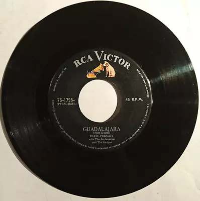 Elvis Presley -guadalajara / Fun In Acapulco- Mexican 7  Single Paper Sleeve • $9.99