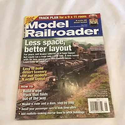 Model Railroader Magazine May 2010 Less Space Better Layout • $4