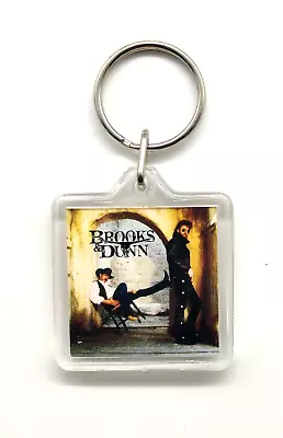 Vintage Brooks & Dunn Country Music Artists Keyring Keychain • $9.99