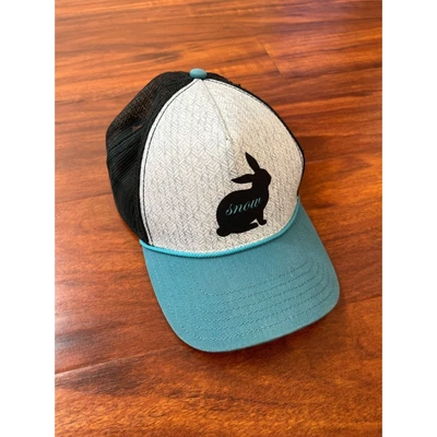 $15.99 • Buy PrAna Snow Bunny Snapback Trucker Hat Women's Adjustable Blue/Black/White