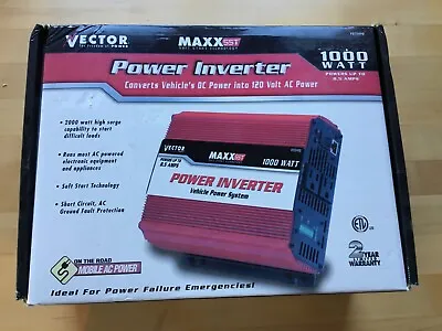 VECTOR 1000 WATT POWER INVERTER. MAXX Soft Start Technology. Never Installed • $100