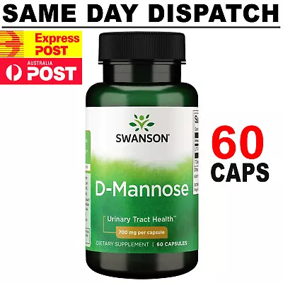 Swanson D-Mannose  700mg 60 Capsule Premium Quality AU POST • $34.95