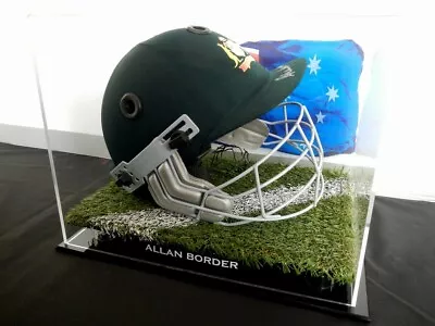 $359.99 • Buy ✺Signed✺ ALLAN BORDER Replica Cricket Helmet PROOF COA Australia 2022 Shirt