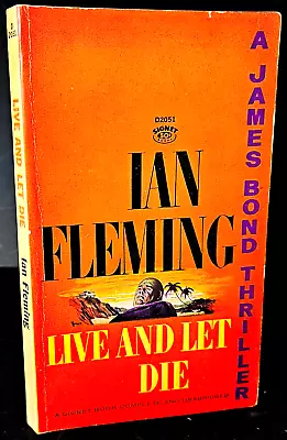 Live And Let Die Ian Fleming James Bond 007 22nd Printing Signet C. 1954 • $18.99