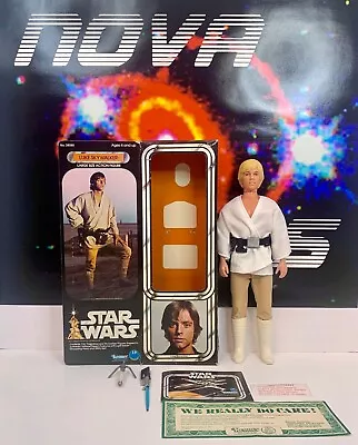 Star Wars Vintage Kenner 1978 LUKE SKYWALKER 12 Inch Complete 100% With BOX • $355