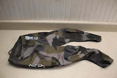 Fox Racing Suzuki 180 Pants Size 28 Gear MX Off Road Mesh Camo 3630 CC2 • $75.11