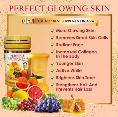 PERFECT GLOWING SKIN L-Glutathione Plus Collagen. Shipping From The USA • $70