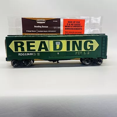 Menards O Gauge Reading Box Car Model Train 279-4550 • $24