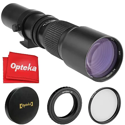 Opteka 500mm F/8 Telephoto Lens For Fuji X-A5 X-T20 XF10 X70 X-A5 X-T100 X-T3 • $79.95
