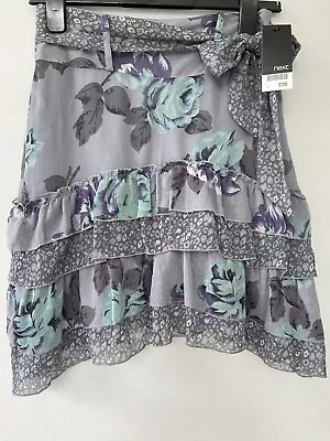 £6.99 • Buy Pretty New Next Chiffon Summer Skirt Size 6 Or 6-8 Cost £35