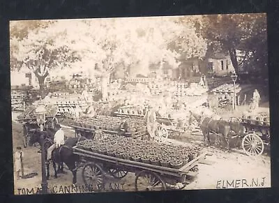 Real Photo Elmer New Jersey Nj Tomato Canning Factory Nj Postcard Copy • $11.99