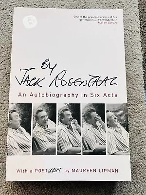 £14.99 • Buy BY JACK ROSENTHAL : AUTOBIOGRAPHY - Signed By MAUREEN LIPMAN (SB1162)