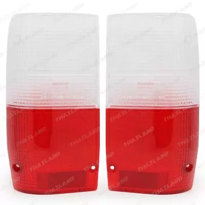 Pair Rear Tail Lamp Light Lens For Mitsubishi Mighty Max Cyclone L200 1989 - 96 • $36.99