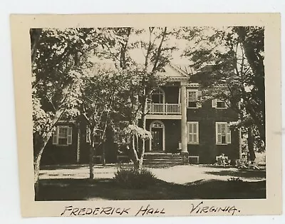 Vintage Photo Revolutionary War Frederick Hall Mansion Louisa Co. Virginia 1940s • $10.99