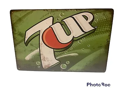 Fresh Up 7up Sign 7 Up Logo Seven Squirt Man Cave Garage Tin Sign Brand New • $11.95