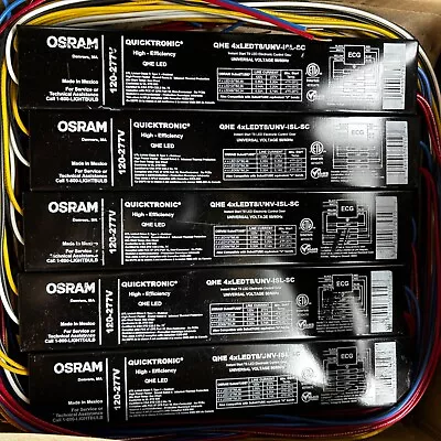 OSRAM QUICKTRONIC QHE 4xLEDT8/UNV-ISL-SC ELECTRONIC BALLAST 120-277V QTY:1 • $23.98