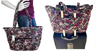 Vera Bradley MILLER TRAVEL BAG Itsy Ditsy Carry-on Tote Trolley Sleeve $120 NWT • $49.90