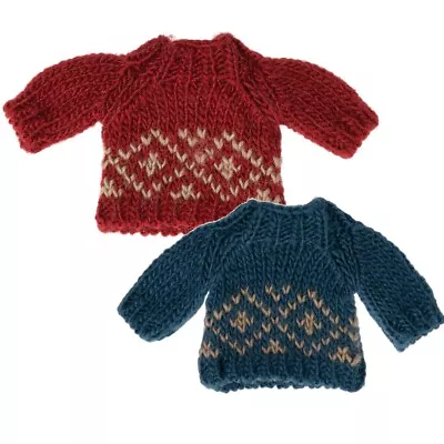 Maileg Knitted Sweater For Mom & Dad Mouse • $27.99