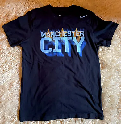 Manchester City Nike Men’s Large L Slim Fit Black T-Shirt • $9.99