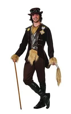 Licensed Steampunk Cowardly Lion Wizard Of Oz Adult Mens Halloween Costume • £55