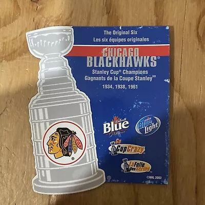 2002 Labatt’s Blue Original Six Magnet Chicago Blackhawks • $2.15