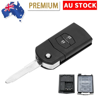 $10.95 • Buy Blade 2 Buttons Remote Case Shell For Mazda Key 2 3 5 6 RX7 RX8 BT50 Blank Flip 