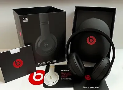 $139.95 • Buy Beats Studio3 Wireless Noise Cancelling Over-Ear Headphones  MATTE Black . NEW