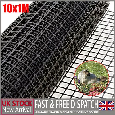 10Meter PVC Galvanised Welded Mesh Wire Fence Aviary Rabbit Hutch Chicken Coop • £16.14