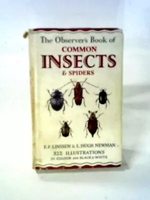 The Observer's Book Of Common Insects And Spiders (Various - 1964) (ID:27350) • £11.40