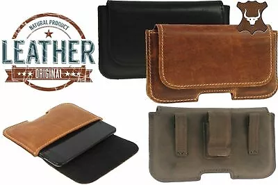 Ricardsson Genuine Leather Waist Pouch With Belt Clip And Case Cover For Iphone • £16.19