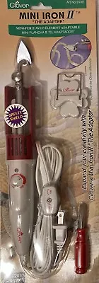 Clover Mini Iron II The Adapter Use For Quilting Sewing Floral Crafting Sealed • $22