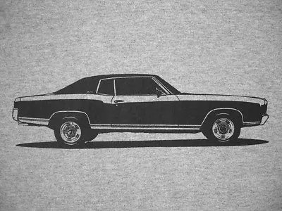 1970 MONTE CARLO T-shirt 1971-1972 Ss 70-71-72 Chevrolet Chevy • $16.99