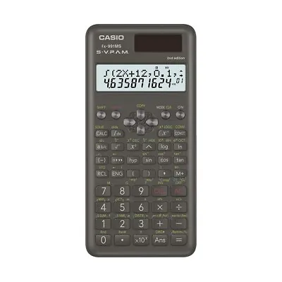 Casio FX-991MS 2nd Gen Non-Programmable Scientific Calculator Free Shipping • $56.82