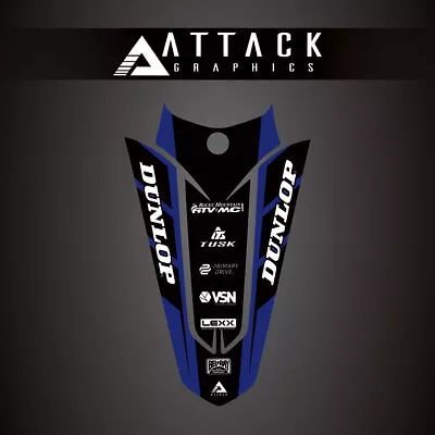 Attack Graphics Renegade Rear Fender Decal Blue For YAMAHA YZ250F Monster • $21.30