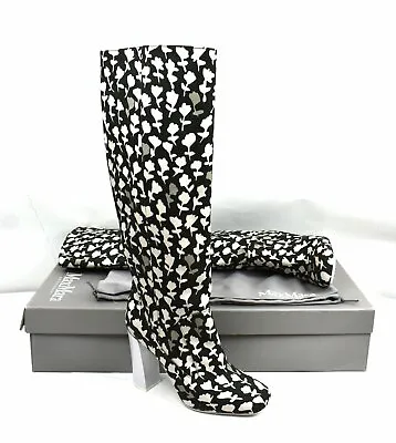 $159.80 • Buy Max Mara Floral Print Knee-High Boots / Shoes - M15C113 Size 8 US / 38 IT