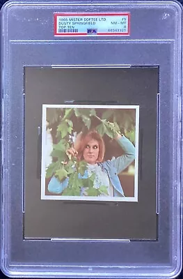 1965 Mister Softee Top Ten #5 DUSTY SPRINGFIELD PSA 8 Rookie RC Pop 4 Highst HOF • $125