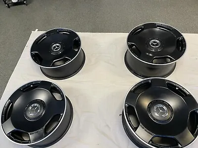 NEW OEM AMG MERCEDES 23  Monoblock Black Rims GLS63 GLS450 GLS580 • $8500