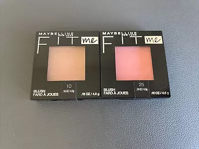 Lot Of 2 Maybelline Fit Me! Blush - 10.25- NEW Sealed • $8.99